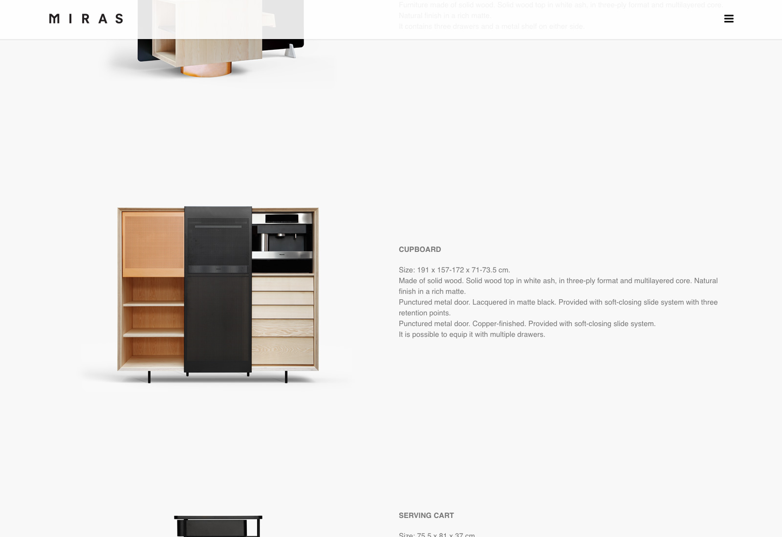 Float - A kitchen designed by Mut Design for Miras Editions