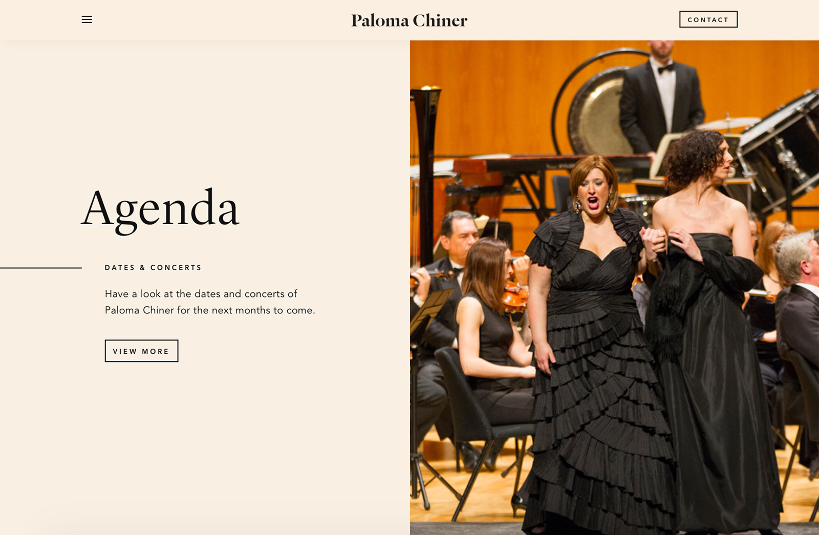 Paloma Chiner - Branding, Diseño y desarrollo web para la soprano Paloma Chiner