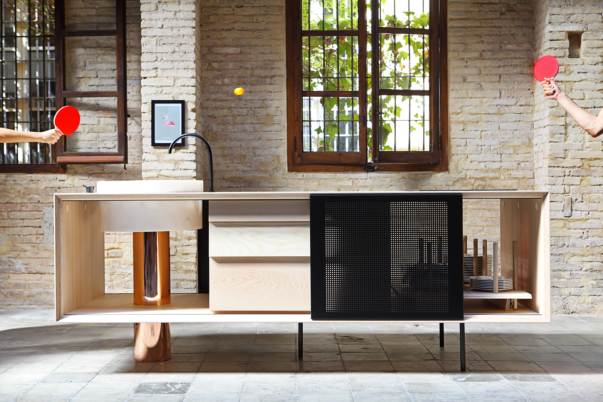 Float - A kitchen designed by Mut Design for Miras Editions