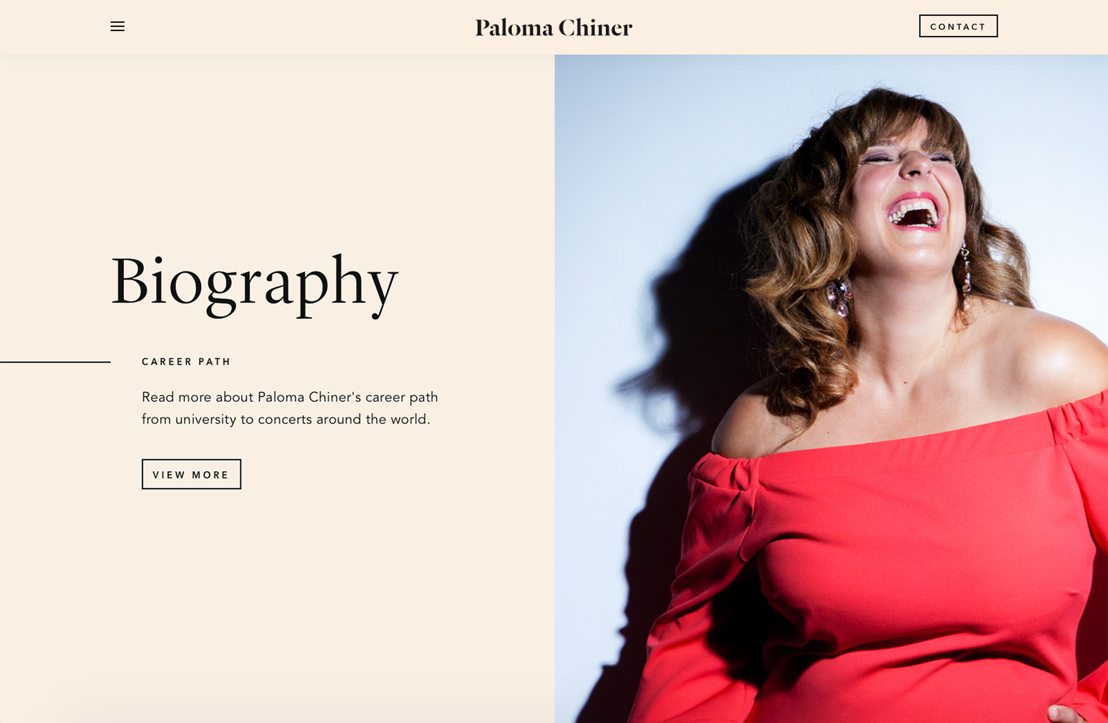 Paloma Chiner - Branding, Diseño y desarrollo web para la soprano Paloma Chiner