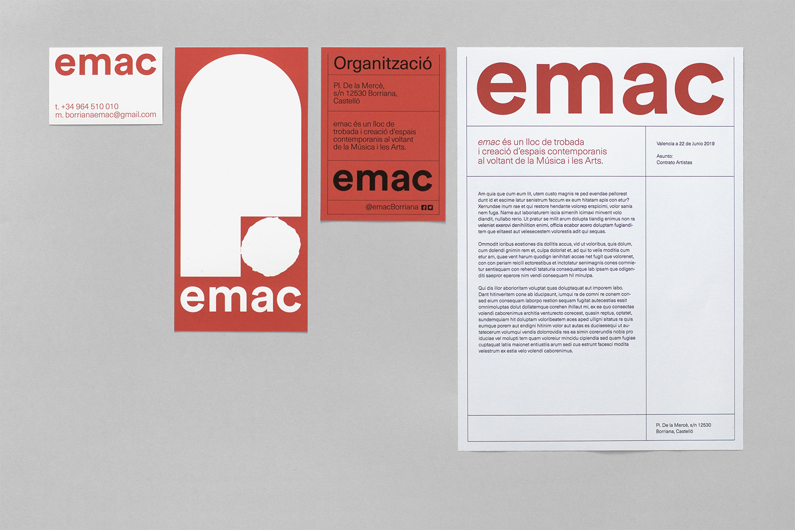 Festival Emac - Identidad visual y print